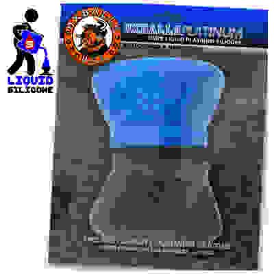 Clone Duo Huge - 2-Pack Ballstretcher - Pool Blue / Black