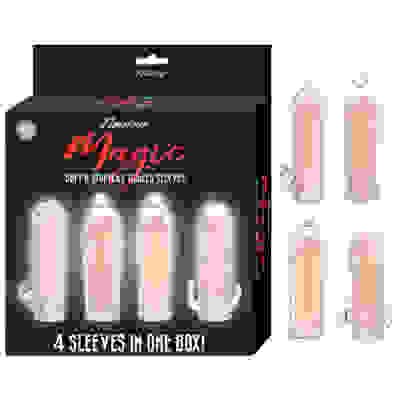 Magic Soft and Stretchy Tickler Sleeves Kit - Clear