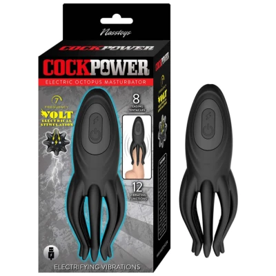 Cockpower Electric Octopus Masturbator - Black