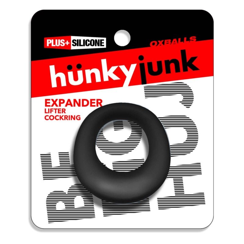Expander Slimmer Scoop Style Cockring Black Fog