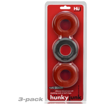 Huj3 C-Ring 3-Pack - Cherry / Ice