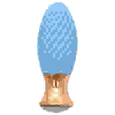Goddess Diamond Tulip Massager - Blue